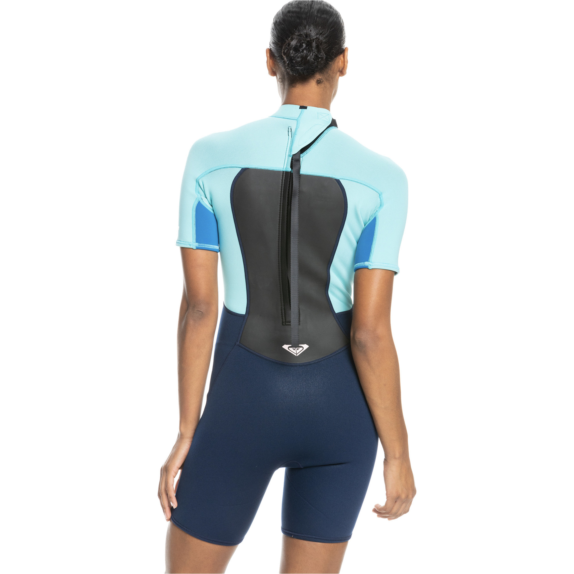 2023 Roxy Womens Prologue 2mm Back Zip Shorty Wetsuit ERJW503018 Good